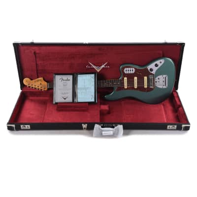 Fender Custom Shop Bass VI Journeyman Relic Aged Sherwood Green Metallic (Serial #CZ574515) image 9