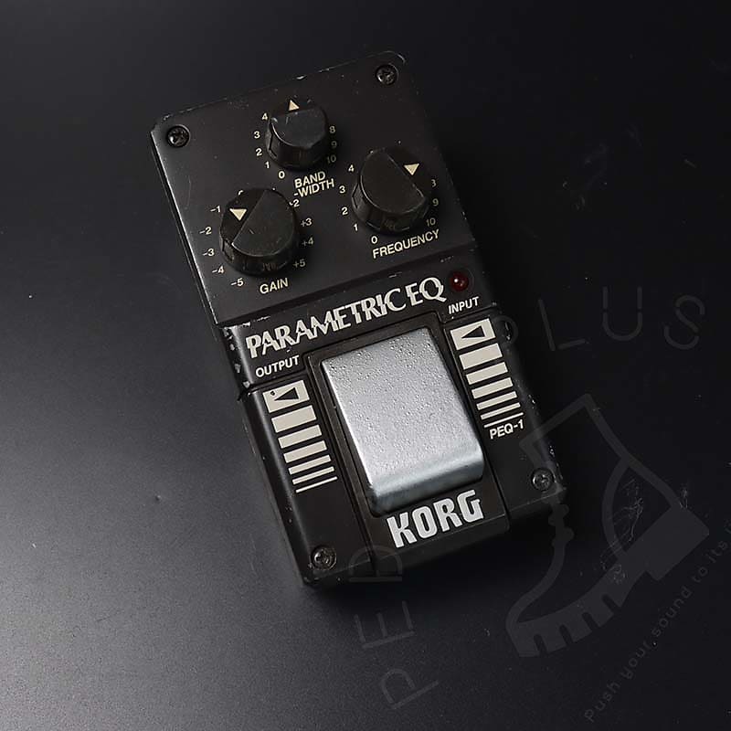 KORG PEQ-1 Parametoric Equalizer 1980's Vintage Guitar Pedal