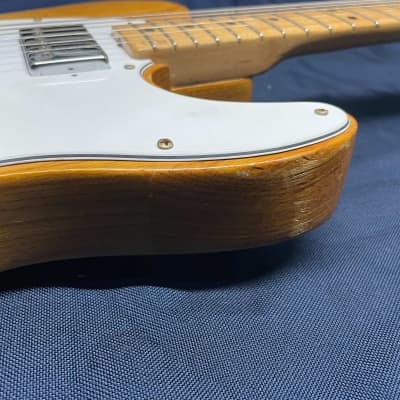 Fender American PARTS Telecaster Guitar - re-finished / routed for humbuckers 1972 - Local Pickup Only image 9