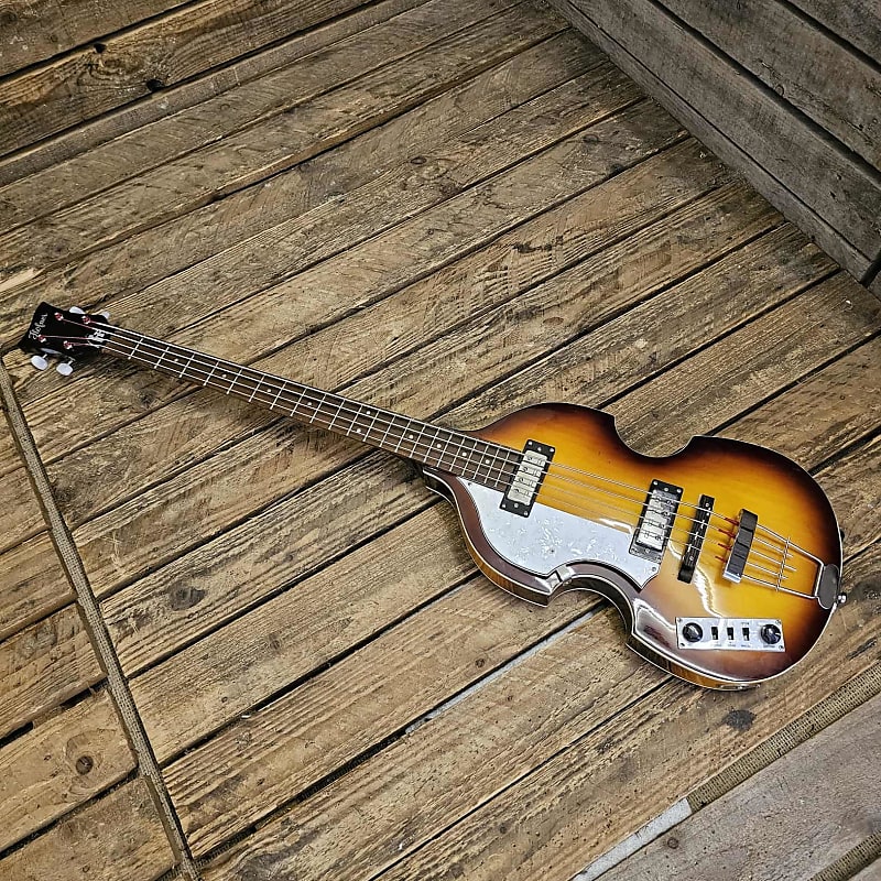 Bass Guitar Hofner B-Bass Hi-Series, Left Handed USED! | Reverb UK