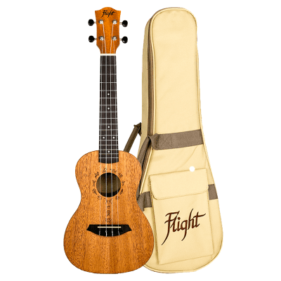 Flight DUC 323 MAH EQ Laminate Mahogany Top & Body African Okoume