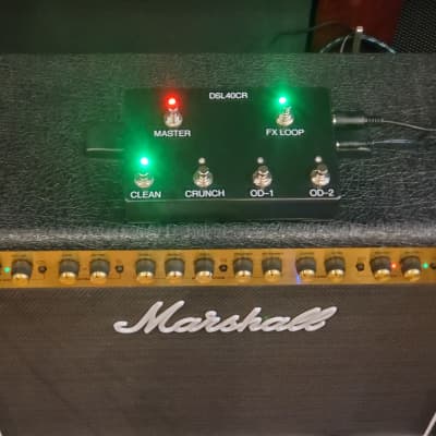 Custom (Black) Heavy-Duty 6-Way MIDI Footswitch for DSL40CR / | Reverb