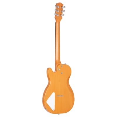 Harmony Standard Jupiter Thinline Semi-Hollow Guitar, Rosewood Fretboard, Sky Blue image 3