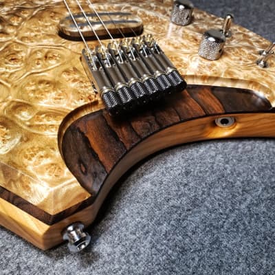Barlow Guitars  Osprey 2018 Golden Camphor / Pale Moon Ebony image 6