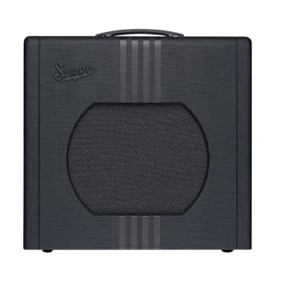 Supro Delta King 12 1x12-inch 15-watt Tube Combo Amp, Black on Black image 2