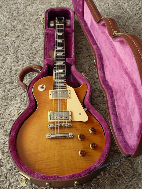 Vtg Greco「 Les Paul Professional model」 Greco EG 500 C Les Paul Custom 1980 Black Guitar For Sale