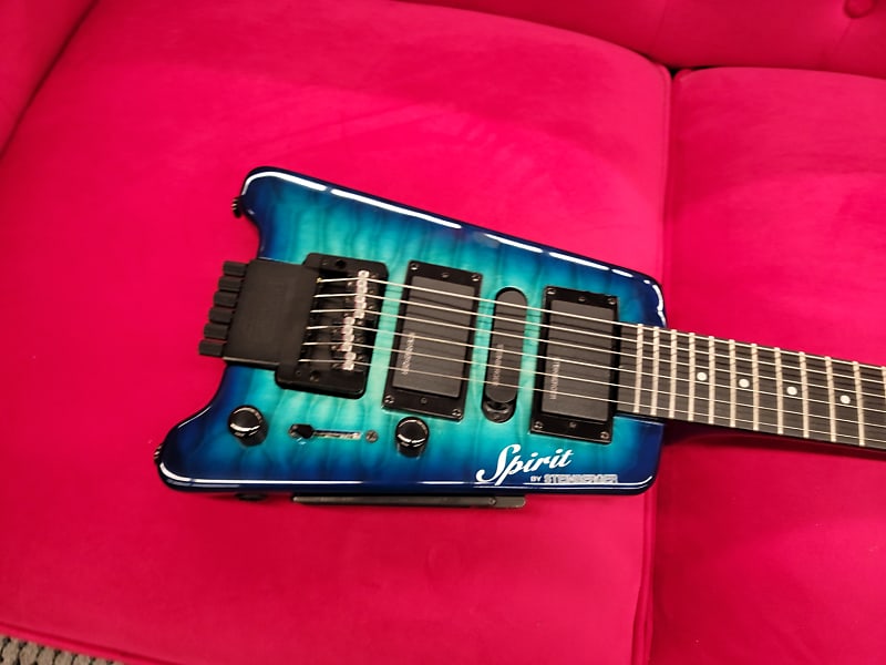 結婚祝い Steinberger blue Trans GT-PRO Spirit エレキギター