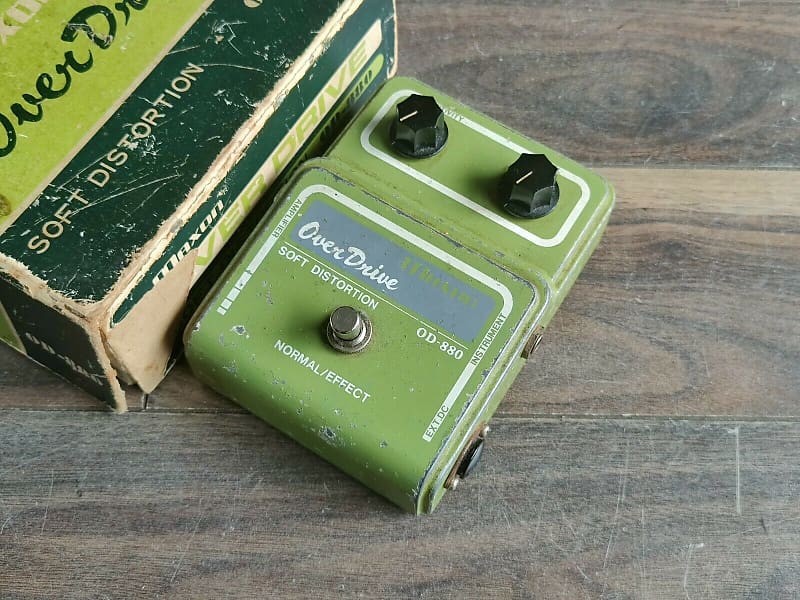 ギター Maxon OD-880 Maxon OD 880 Soft Distortion Overdrive - YouTube