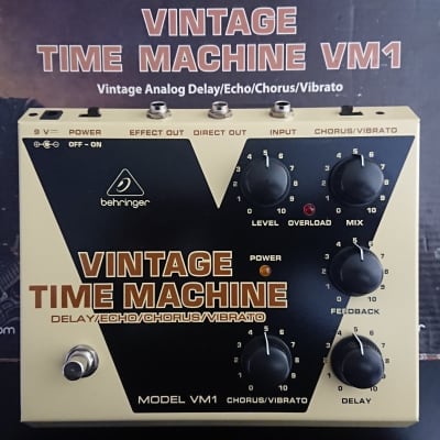 Boxed with PSU - Behringer VM1 Vintage Time Machine Delay with Chorus / Vibrato (Deluxe Memory Man Clone) for sale