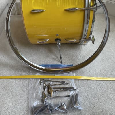 Sonor Tear Drop 20” x 14” Bass Drum 70s Yellow Gelb image 9