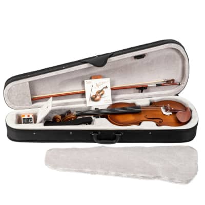 Glarry GV103 4/4 Spruce Panel Violin Matte Natural image 2