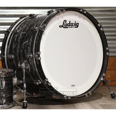 Ludwig Classic Maple Vintage Black Oyster 22x14 Bass Drum image 1