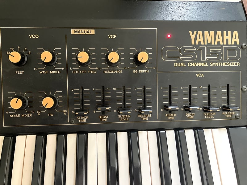 Yamaha CS-15D 37-Key Monophonic Analog Dual Channel Synthesizer 