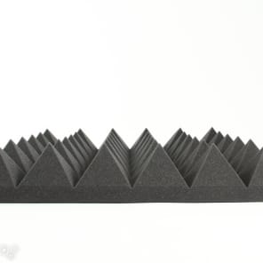 Auralex 4 inch Studiofoam Pyramids 2x2 foot Acoustic Panel 6-pack - Charcoal image 4