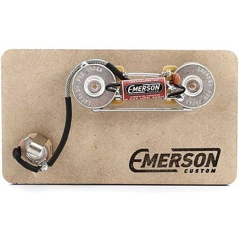 Emerson Custom Prewired Kit Precision Bass 250K Pots image 1