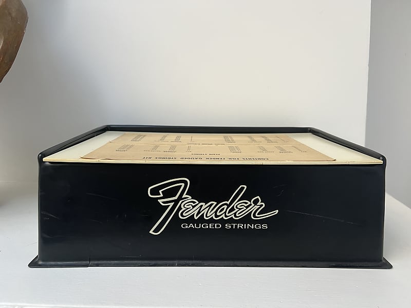 1970’s Fender Dealer Strings Display Rare Vintage Collector Stratocaster Telecaster Case Candy Jazz Bass Jaguar Jazzmaster image 1