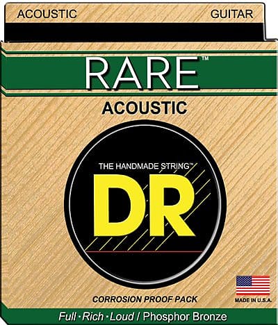 DR RARE™ - Phosphor Bronze Acoustic Guitar Strings: 12-String Extra Light 10-48 image 1