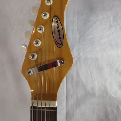 Bruno & Sons Inc. Vintage 1960s "Conqueror" Solid Body Electric Guitar, Made in Japan. image 4
