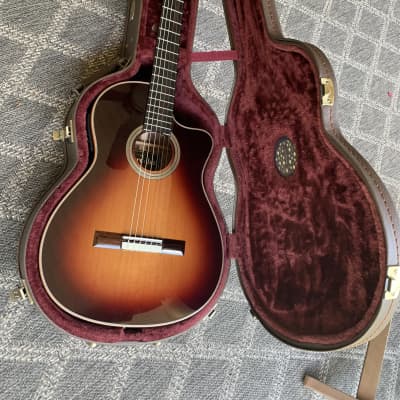 Cordoba Fusion 12 Orchestra CE Crossover Nylon String Acoustic Electric with Cordoba Humicase Hard Shell Case. image 1