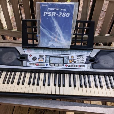 Yamaha PSR-280 Portatone Electronic Keyboard, 61 Keys, 6 Track