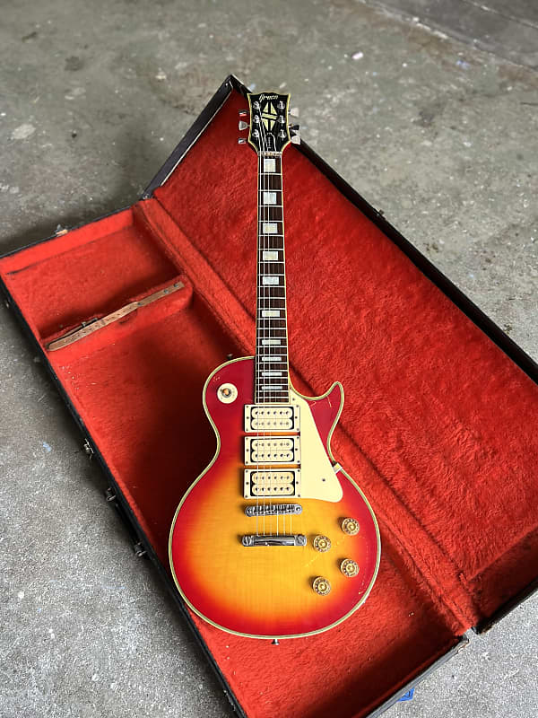 1978 Greco Japan EG-600PR 3PU Les Paul Custom (Cherry