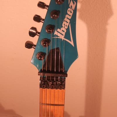 Ibanez RG550M 1991 - Blue with Blue Mirror Pick Guard image 12