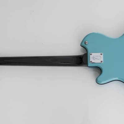 Italia Mondial Classic Bass, Italia blue, semi-hollow, Piezo Bridge , Resoglass top, made in Korea image 7