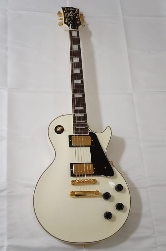 本日までTokai Les Paul ホワイト Tokai Les Paul Custom LS-136 White - /w case | Reverb