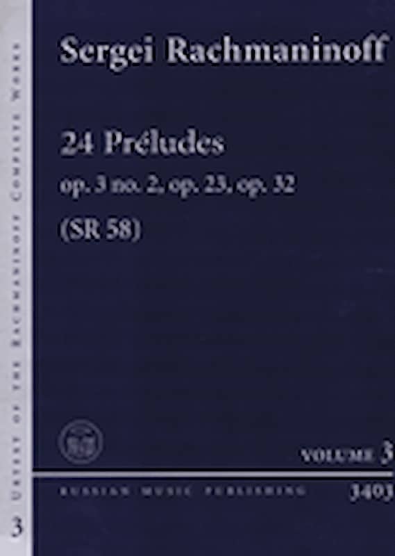 24 Preludes Op. 3 No. 2, Op. 23, Op. 32 - Urtext Of The | Reverb