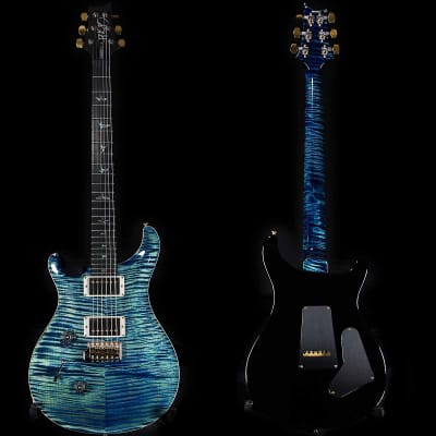 PRS Wood Library Custom 24 - River Blue -  lefty lefthanded LH image 2