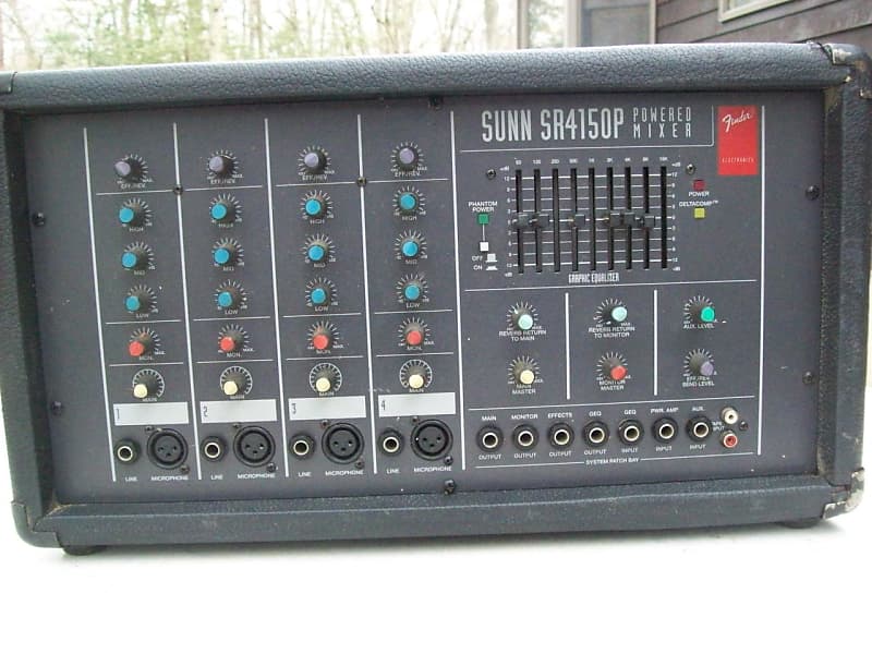 Fender SR4150P 4 Ch. Powered PA 150 W Mixer USA! Reverb