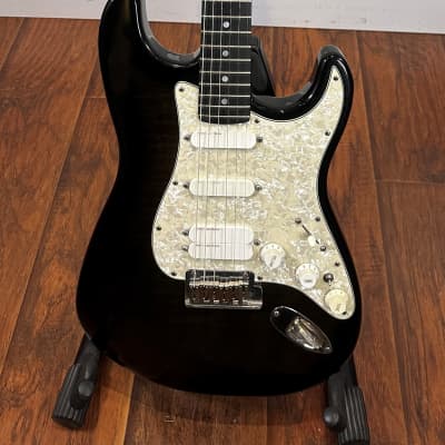 Fender Stratocaster ブラック レフティ Fender Japan ST62-ALLBK '62 Reissue Stratocaster 2006-2008 - Black