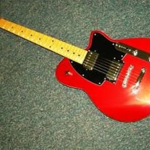 New Reverend CHARGER HB Metallic Red With Hard Shell Case image 3