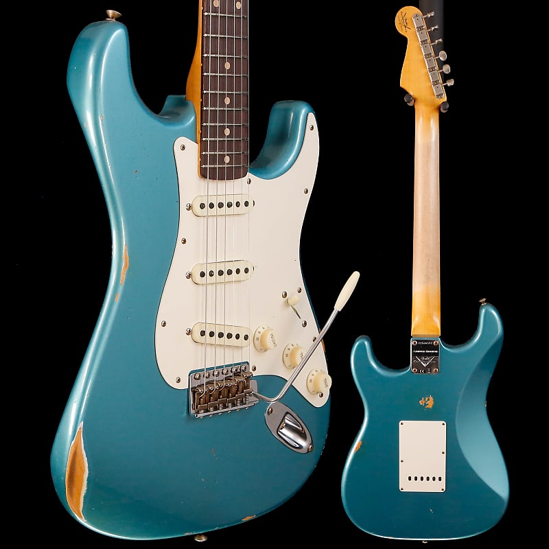 Fender Custom Shop LTD 1959 Stratocaster Relic, Ocean Turquoise 7lbs 5.7oz image 1