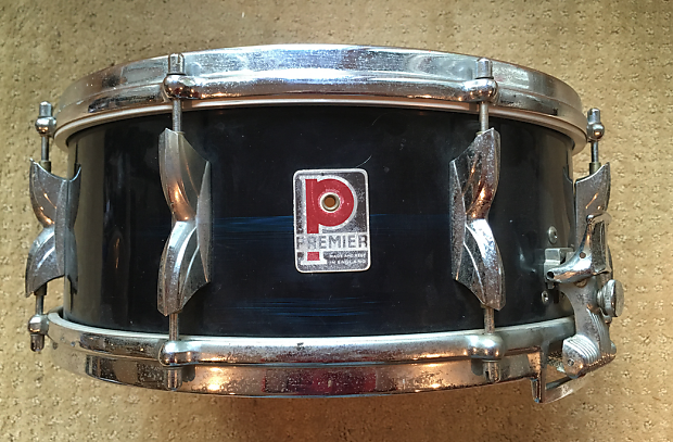 Premier Royal Ace Snare Drum 1960's Blue Shimmer | Reverb
