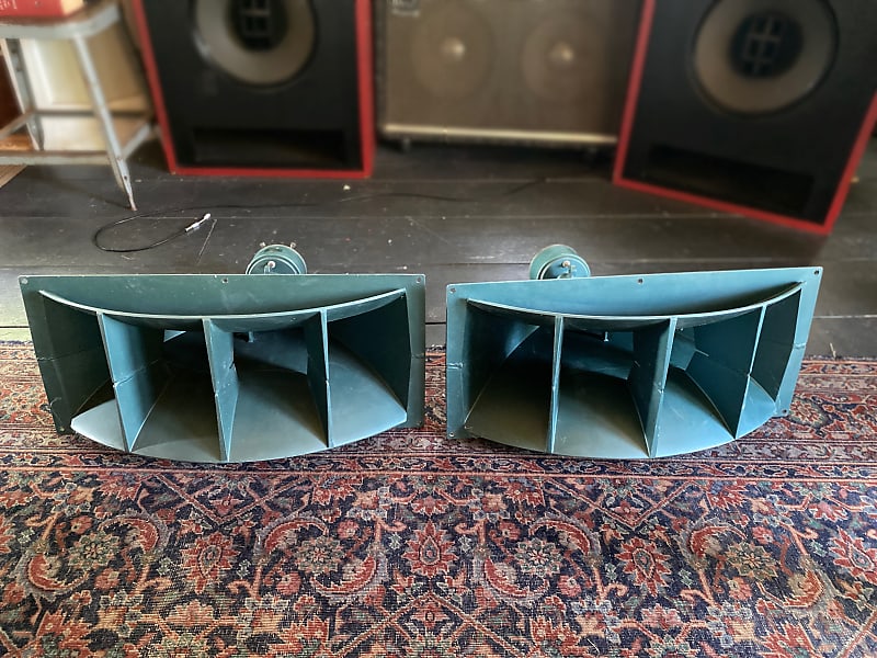 Altec 511B Horns with 802D Drivers '60s Green | Reverb