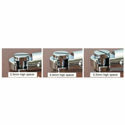 NEW (2) Tailpiece Lock System Metric FIXER for Guitar Stop Studs Import Guitars image 2