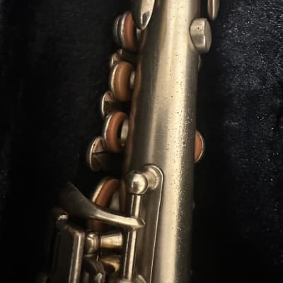 Selmer Vintage serial 1895 silver gold plated soprano saxophone (overhauled) image 15