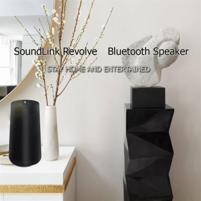 Bose SoundLink Revolve Bluetooth Speaker - Triple Black + Bose Soundlink Micro Bluetooth Speaker (Smoke White) image 8