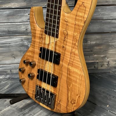 ESP/LTD Left Handed B-204SM Spalted Maple 4-String Electric Bass image 3