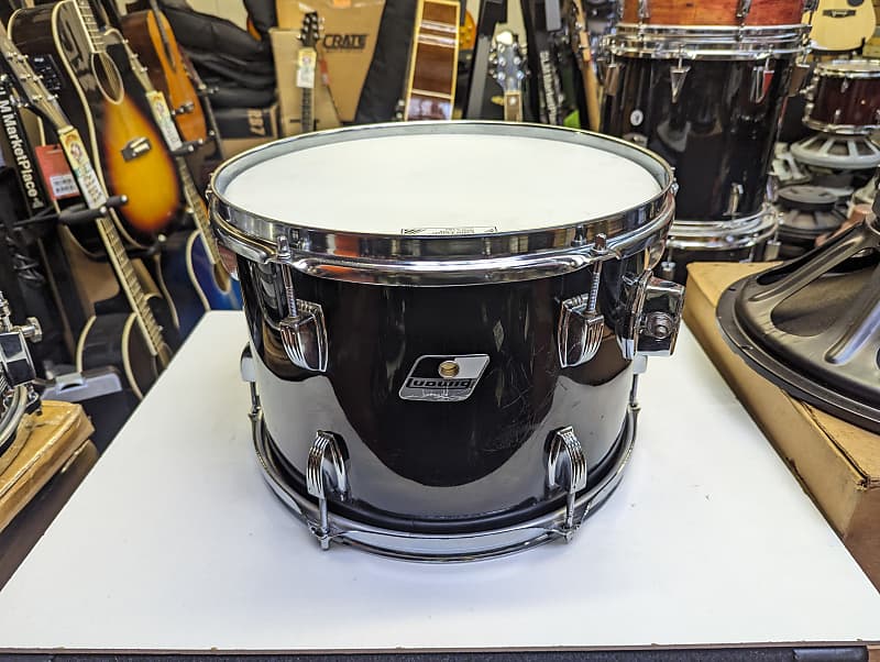 1980s Ludwig USA Rocker Black Wrap 9 X 13" Tom - Looks Really Good - Sounds Excellent! image 1