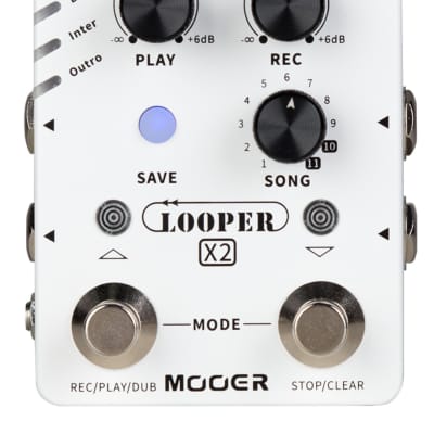 MOOER Looper X2 - Stereo Looper Pedal Bild 1