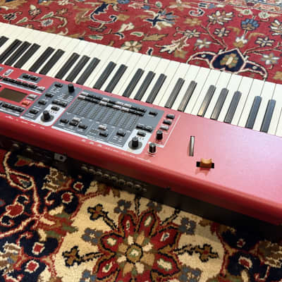 Nord Stage 3 HA88 Hammer Action 88-Key Digital Piano 2017 - Present - Red (warranty / NORD trolley bag) image 2
