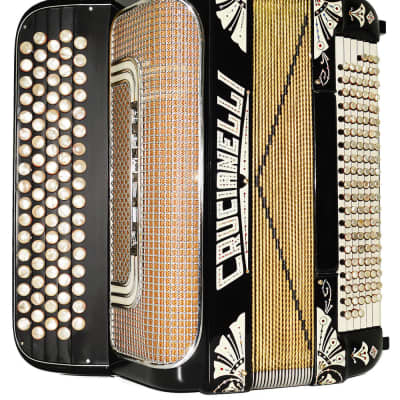 Crucianelli Brevis made in Italy Rare 5 Rows Button Accordion New Straps 2154, Amazing Rich and Powerful sound! image 6