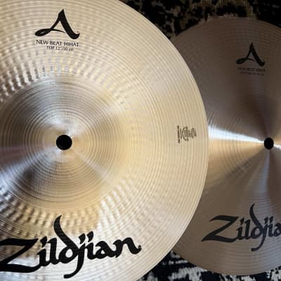 (MINT) Zildjian 12" A Series New Beat Hi-Hat Cymbals (Pair) - Traditional image 2