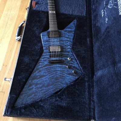 Black Diamond Custom Shop Xpro Sea blue guitar w/case Hand rubbed oil finish image 2