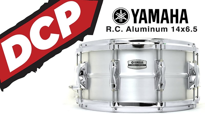 Yamaha Recording Custom Aluminum Snare Drum 14x6.5 image 1