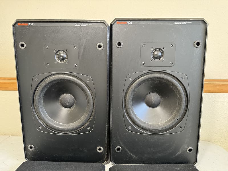 Boston Acoustics HD8 Bookshelf Speakers HiFi Stereo | Reverb