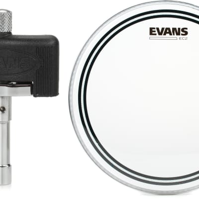 Evans Torque Key Drum Tuning Key  Bundle with Evans EC2 Clear Drumhead - 12 inch image 1