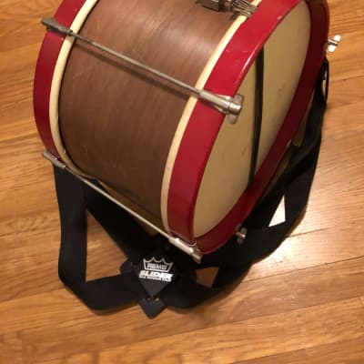 C.G. Conn snare drum 1940-1950 red/brown image 1